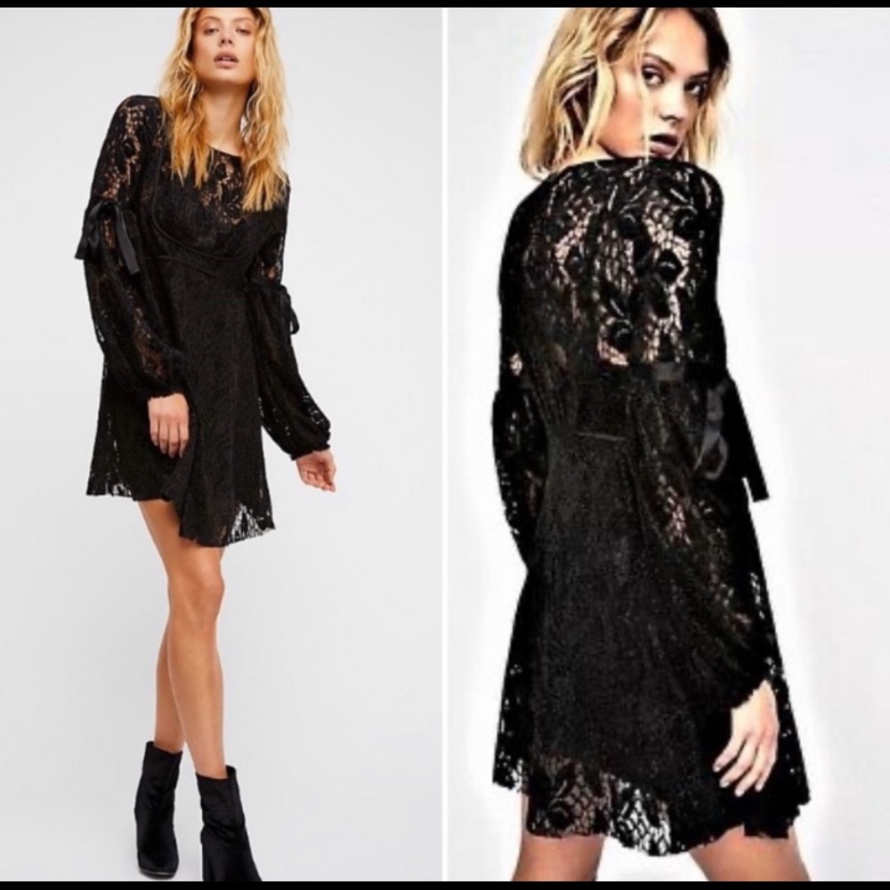 Free People Ruby Lace Dress Sz S